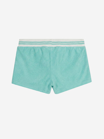 Terry Cloth Hibiscus Sporty Shorts