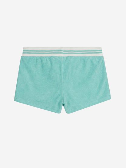 Terry Cloth Hibiscus Sporty Shorts