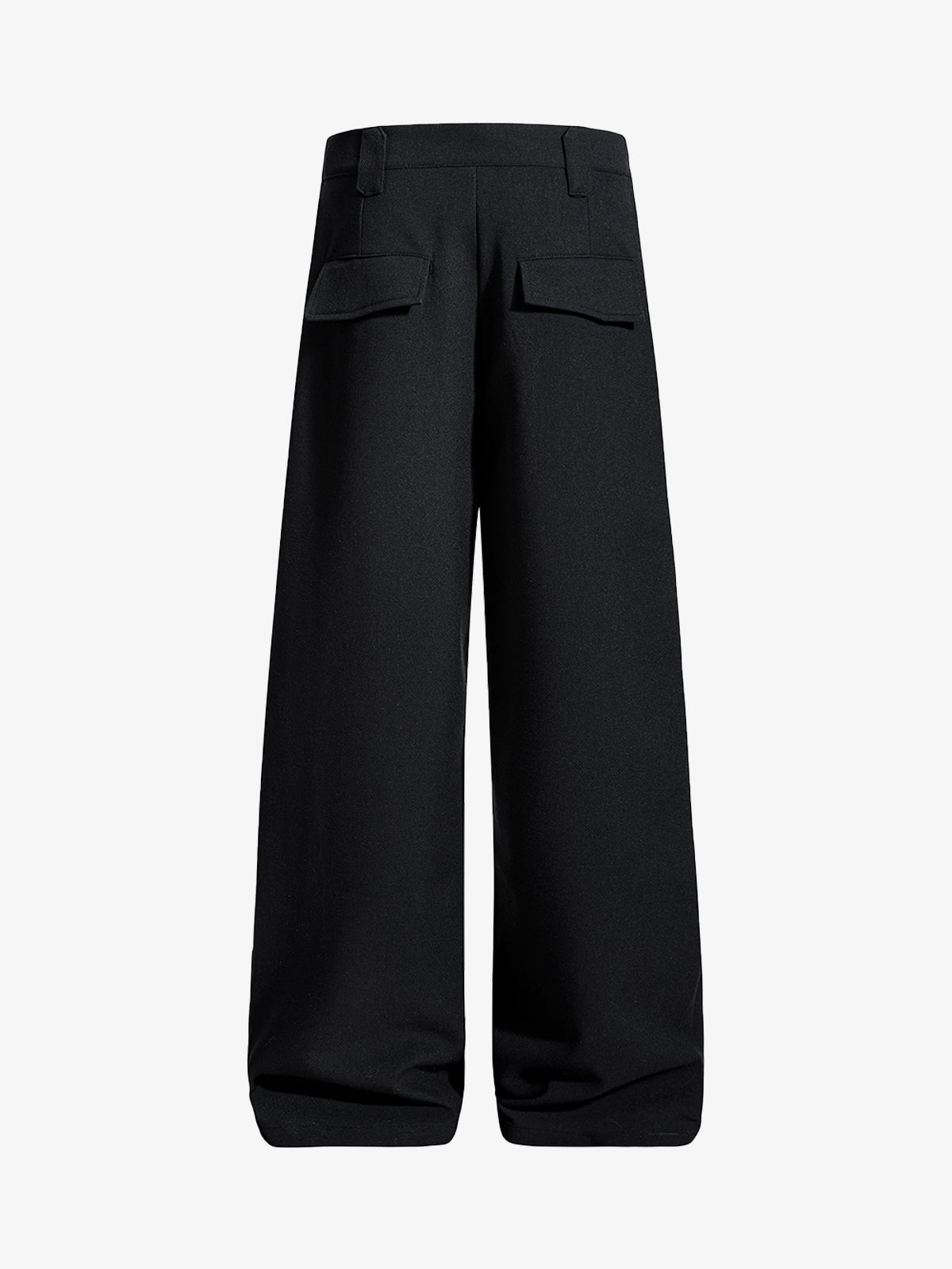 Tie Detail Relaxed Fit Draped Suit Pants