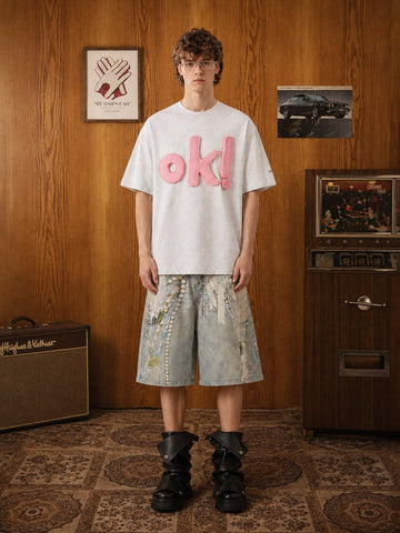Fun "OK!" Graphic T-Shirt
