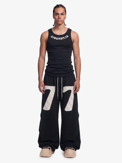 Double-Waisted Ruched Sweatpants