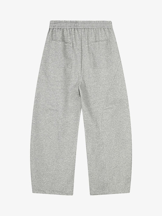Riveted Pleated Drawstring Barrel Pants 