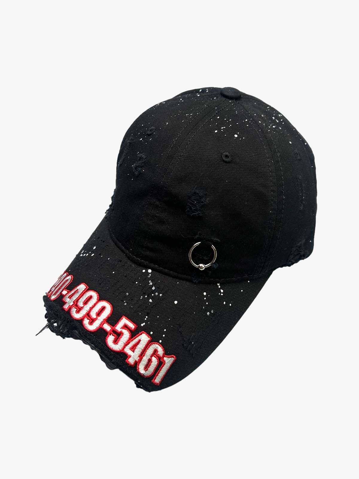 Numeric Embroidered Baseball Cap
