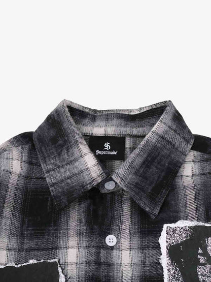 Plaid Dark Graphic Shirt
