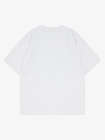 Grunge “ME YOU” Heart Graphic T-Shirt 
