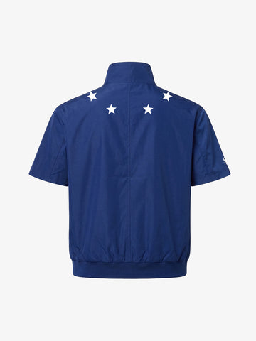 Star Print Short Sleeve Jacket
