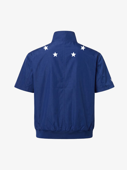 Star Print Short Sleeve Jacket