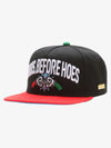 Graphic Embroidered Color Block Baseball Cap