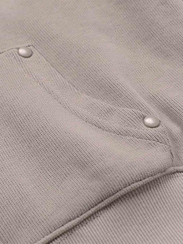 Embroidered Cropped Sweatshirt