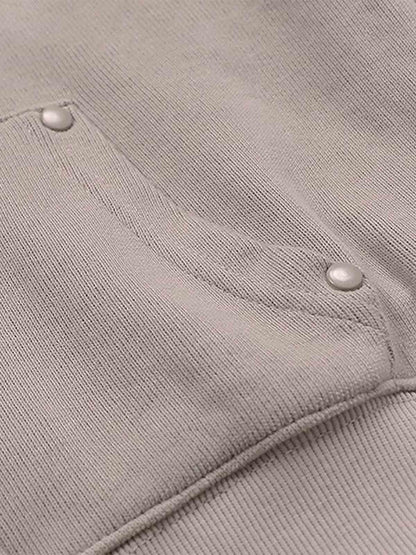 Embroidered Cropped Sweatshirt