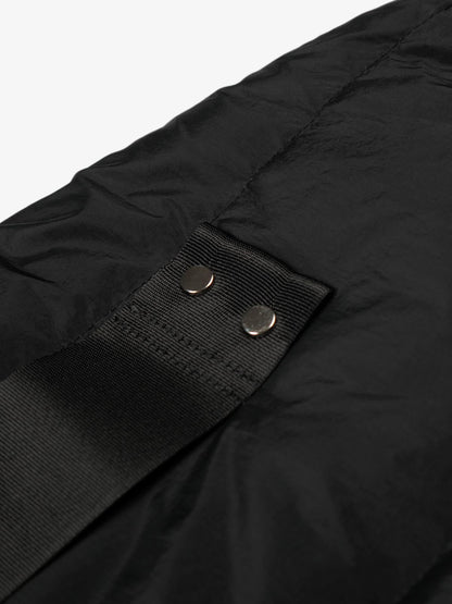 Vintage Asymmetric Zip High-Neck Puffer Jacket 