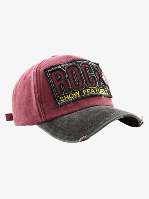 Streetwear Vintage Patch Embroidered Baseball Cap 