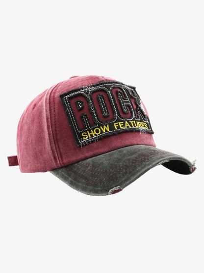 Streetwear Vintage Patch Embroidered Baseball Cap 