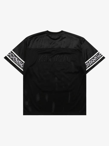 Leopard Patchwork Mesh Jersey Tee
