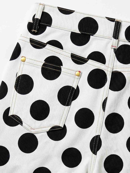 Retro Polka Dot Bell Shorts