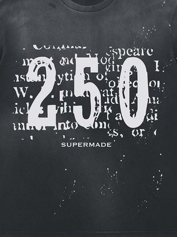 Newspaper Typo 250 Washed T-Shirt