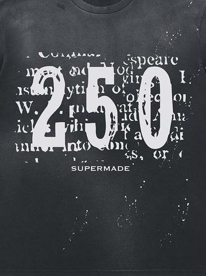 Newspaper Typo 250 Washed T-Shirt