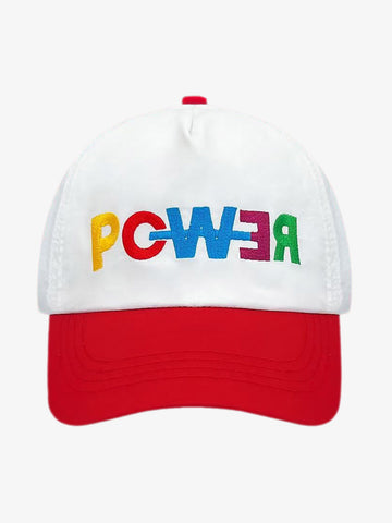 Color-Block Power Letter Baseball Cap