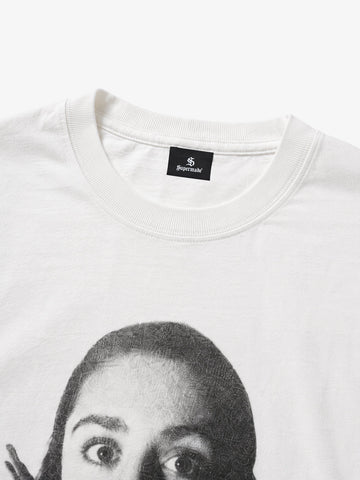 Girl Face Graphic Long Sleeve Tee