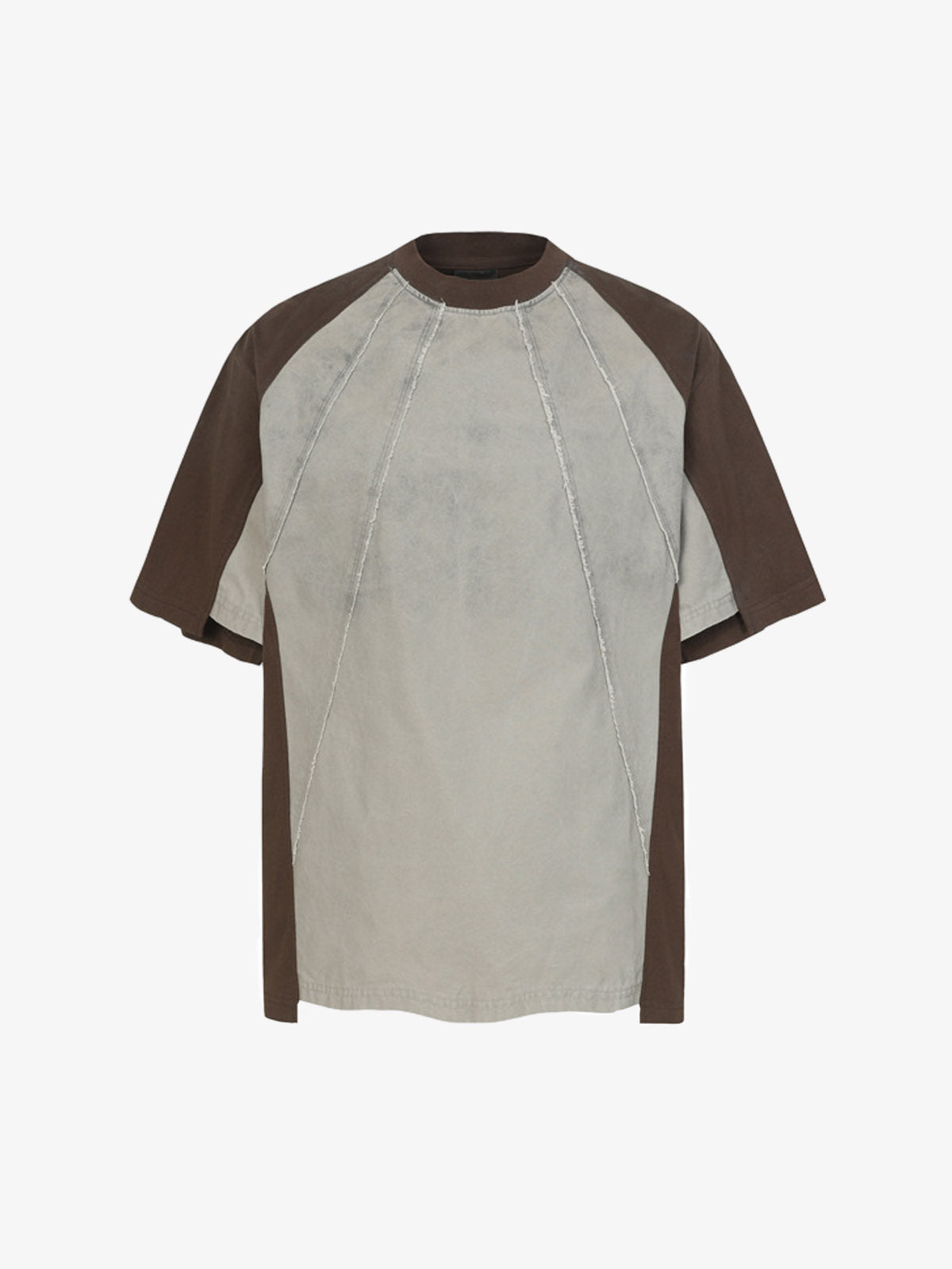 Vintage Washed Raw Seam Raglan T-Shirt