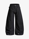 Detachable Back Panel Riveted Pants