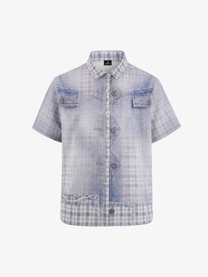 Vintage Washed Plaid Shirt