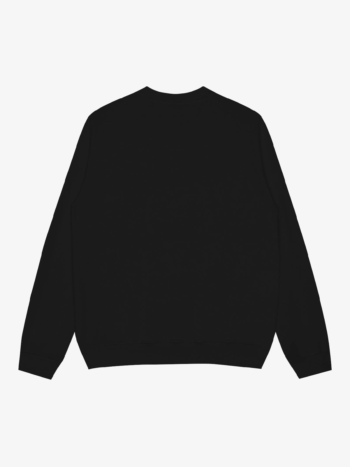 Thesupermade Street Contrast Design Letter Print Round Neck Sweatshirt 