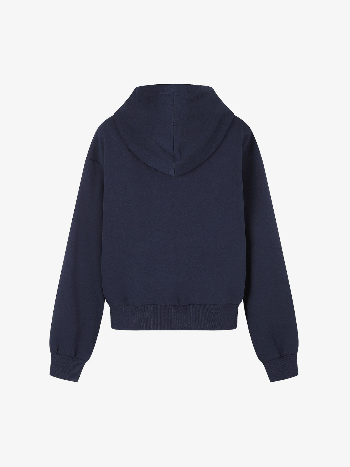 Thesupermade Distressed Number Print Regular Fit Pullover Hoodie