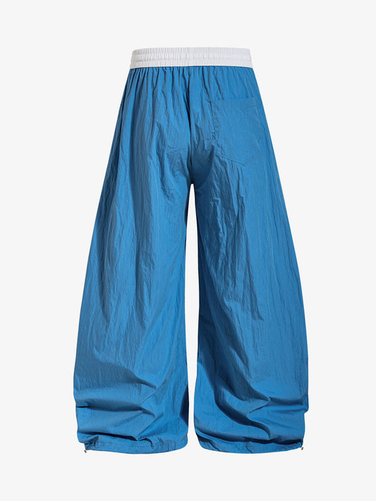 Lightweight Blue Windbreaker Pants