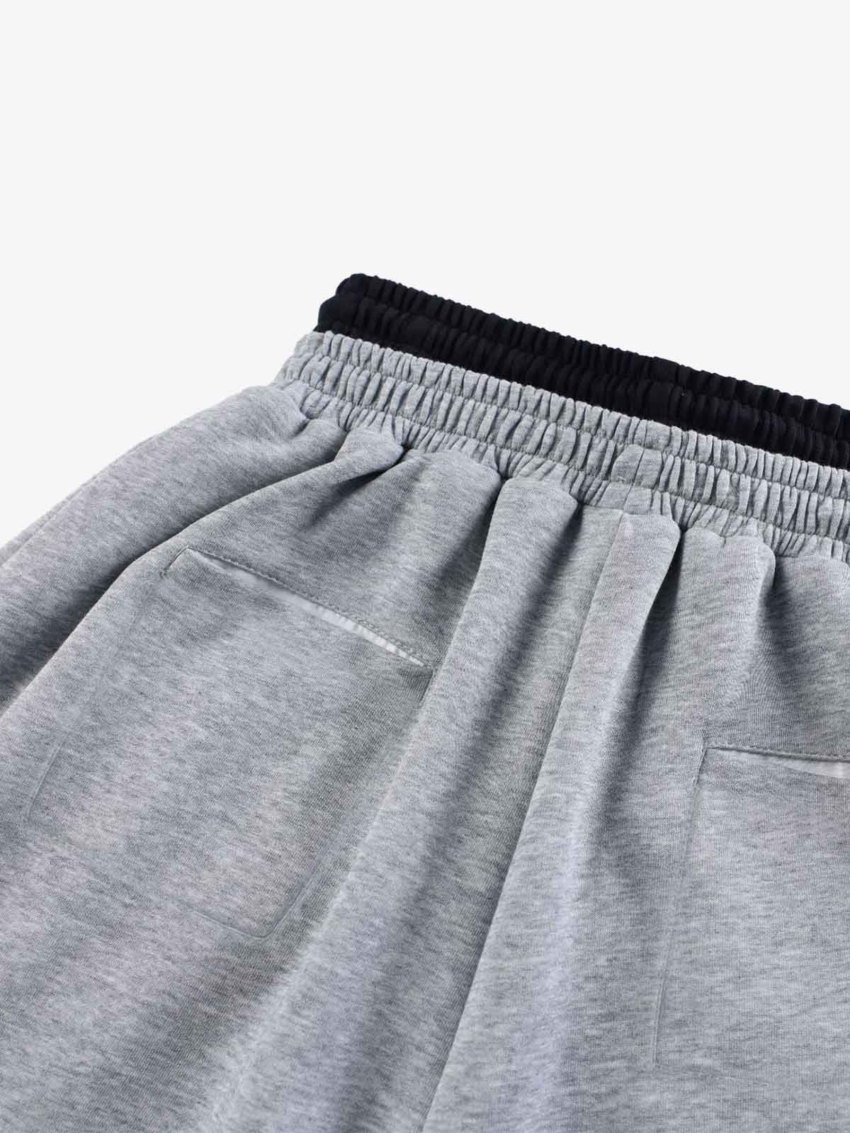 Double-Waisted Ruched Sweatpants 