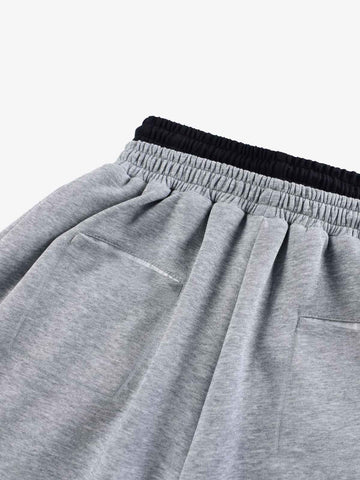 Double-Waisted Ruched Sweatpants 