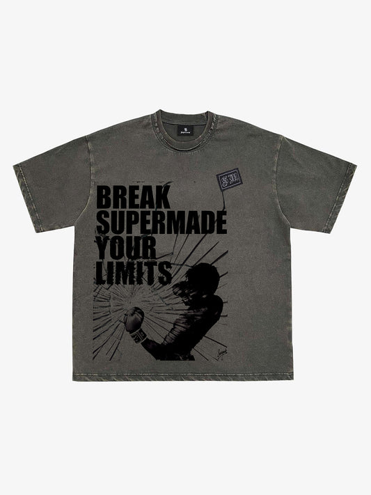 Washed Break Limits Graphic T-Shirt