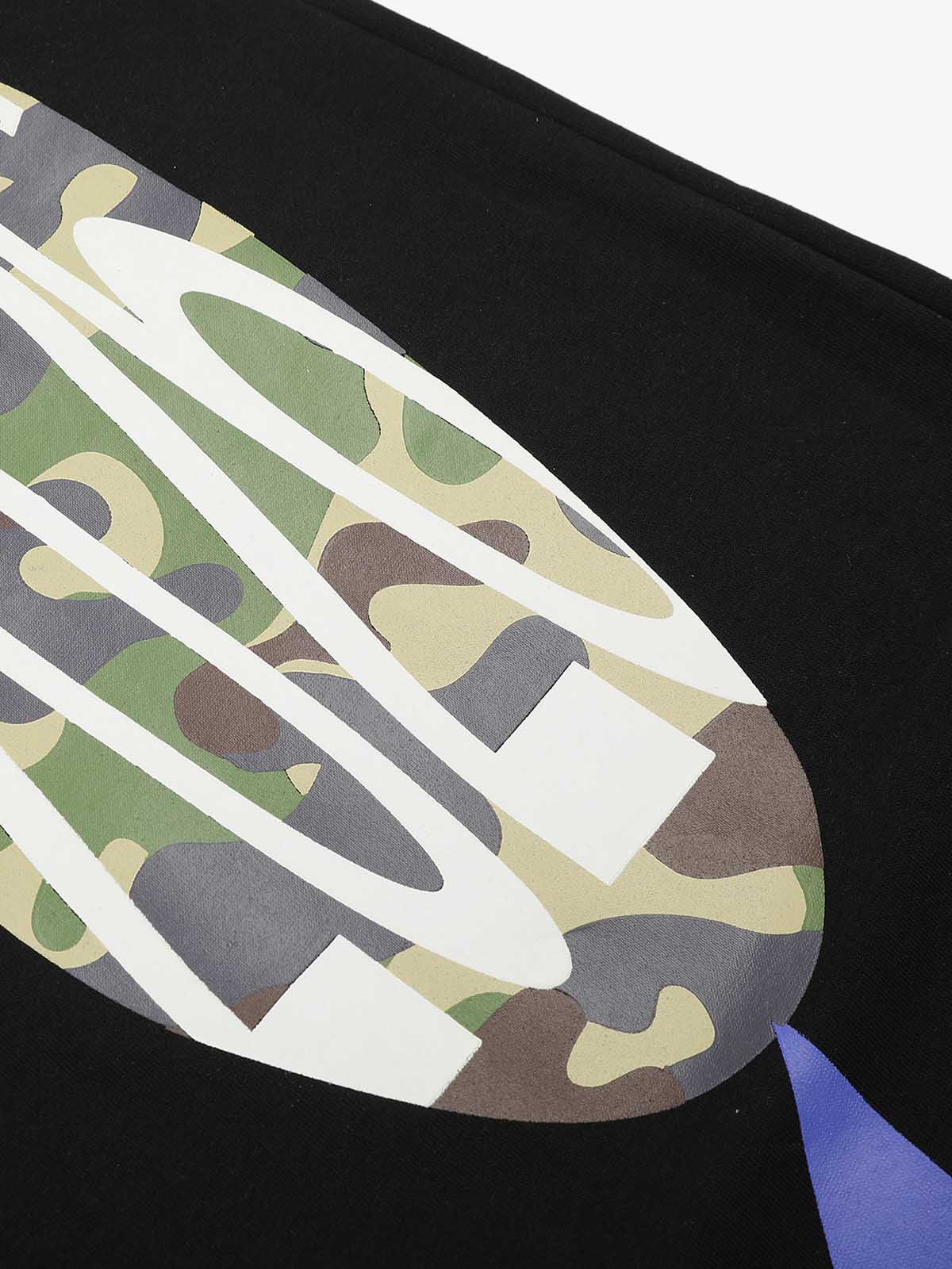 Streetwear Camo Patchwork Baggy Sweatpants