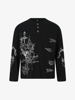 Rune Henley Waffle Long Sleeve Tee