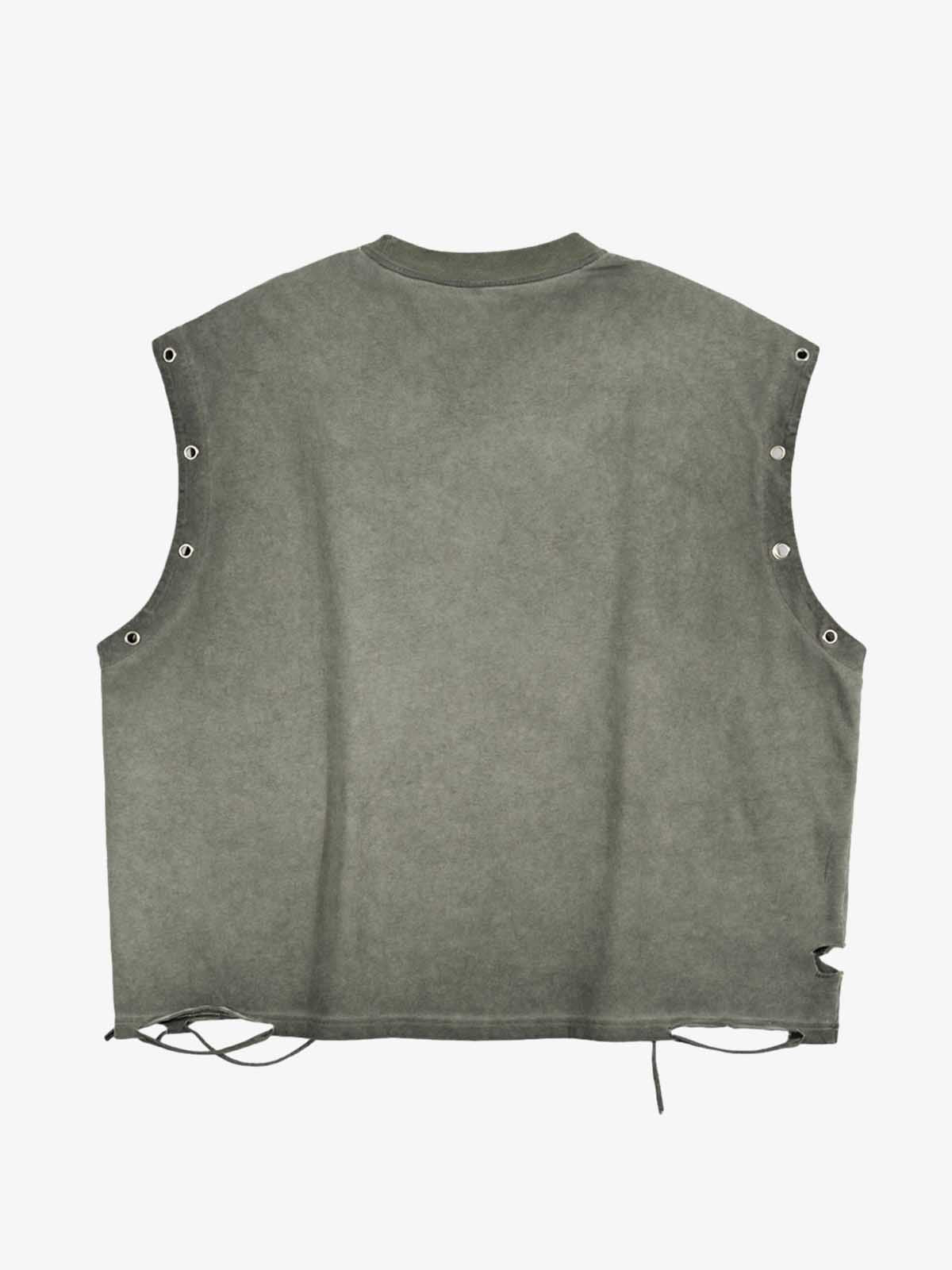 Distressed Boxing Graphic Tank