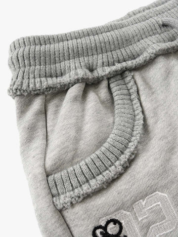 Embroidered Raw Hem Mini Shorts