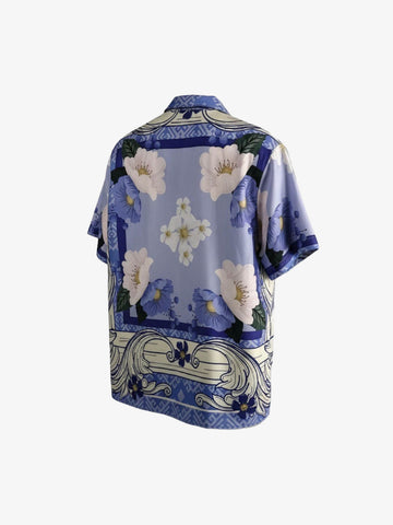 Vintage Baroque Floral Cuban Shirt