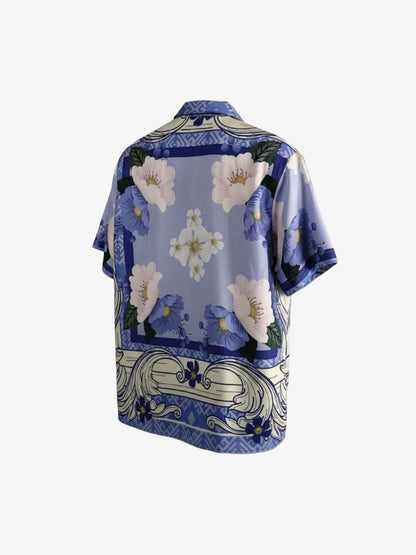 Vintage Baroque Floral Cuban Shirt