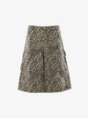 Vintage Leopard Cargo Shorts