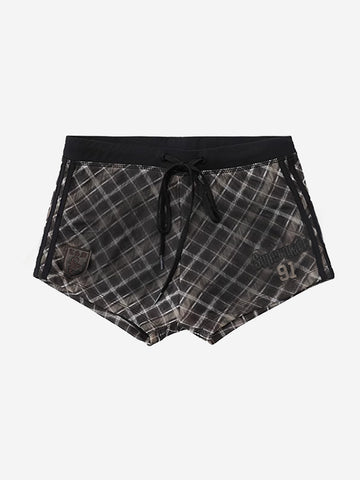 Y2K Graphic Striped Sporty Shorts
