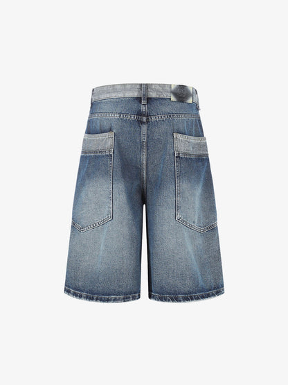Color Block Workwear Jorts