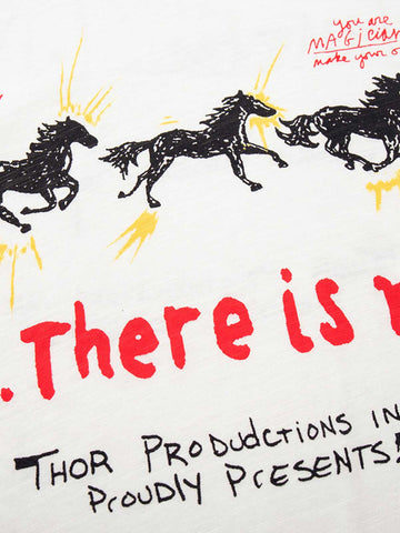 Horse Graffiti Graphic Print T-Shirt