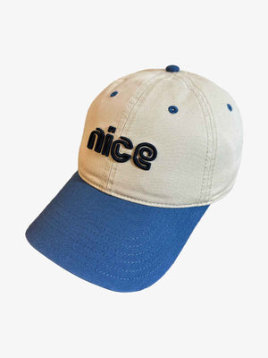 Color-Block Nice Letter Baseball Cap