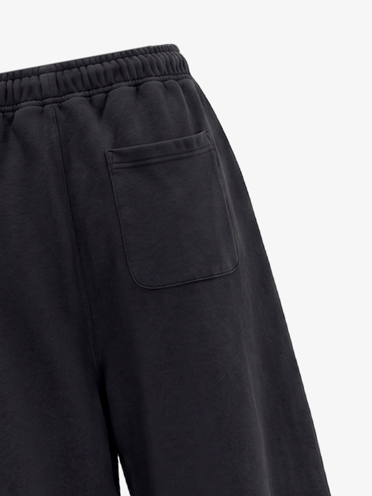 Fleece Jogger Pants with Embroidered Script Detail