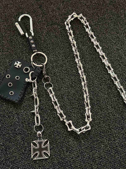 Cross Lighter Case Wallet Chain 