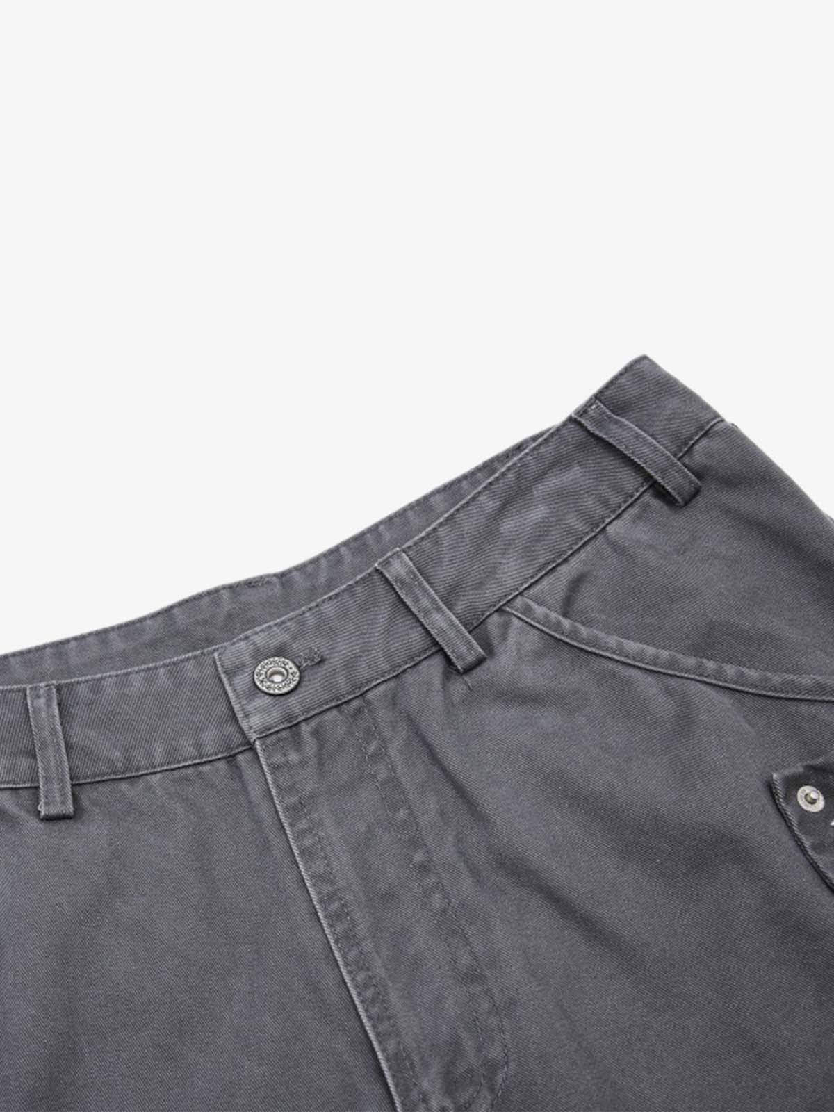 Vintage Strap Detail Carpenter Pants
