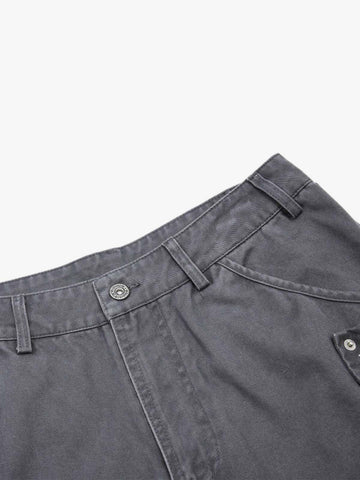 Vintage Strap Detail Carpenter Pants