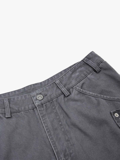 Vintage Strap Detail Carpenter Pants