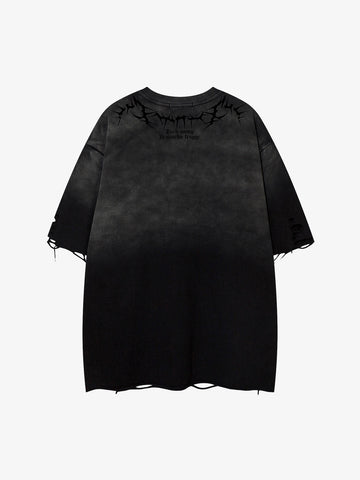 Vintage Thorn Graphic Distressed T-Shirt