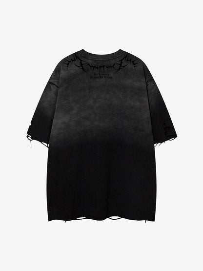 Vintage Thorn Graphic Distressed T-Shirt